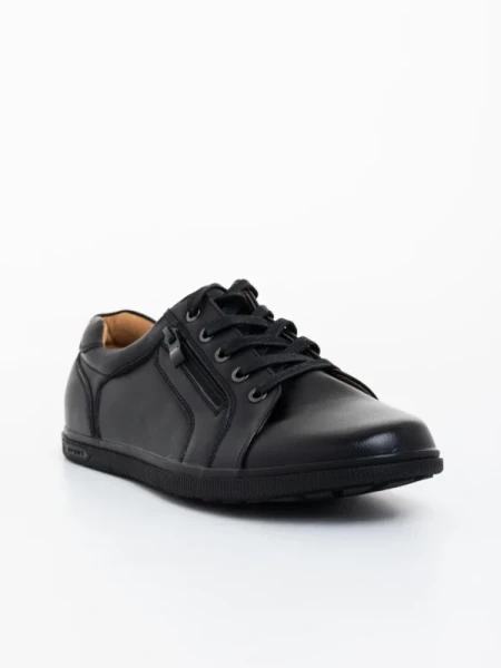 Pierce fekete férfi cipő ökológiai bőrből