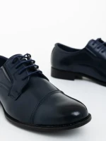 Zamir kék férfi cipő ökológiai bőrből