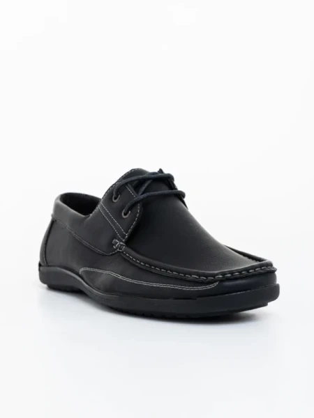 Reggie fekete férfi cipő ökológiai bőrből