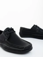 Reggie fekete férfi cipő ökológiai bőrből