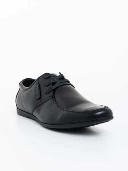 Yanis fekete férfi cipő ökológiai bőrből