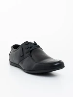 Yanis fekete férfi cipő ökológiai bőrből