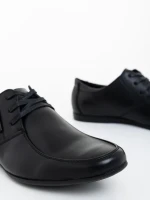 Yanis fekete férfi cipő ökológiai bőrből