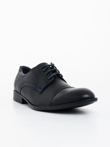 Rhodes kék férfi cipő ökológiai bőrből