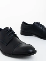 Rhodes kék férfi cipő ökológiai bőrből