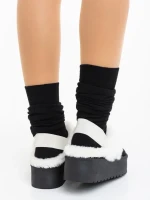 Delisia fekete női papucs textil anyagból