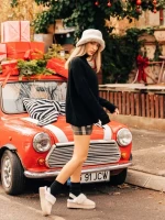 Delisia  világos bézs női papucs textil anyagból