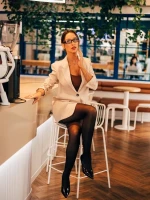 Caravela fekete női magassarkú cipő lakkozott ökológiai bőrből