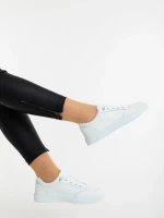 Aventina fehér női sportcipő ökológiai bőrből