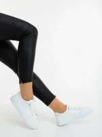 Aventina fehér női sportcipő ökológiai bőrből