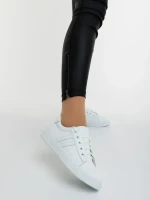 Mivara fehér női sportcipő ökológiai bőrből