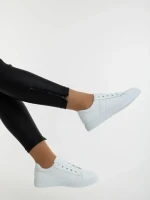 Mivara fehér női sportcipő ökológiai bőrből