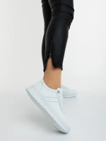 Anzara fehér női sportcipő ökológiai bőrből