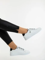 Catiopia fekete fehér női sportcipő ökológiai bőrből