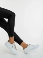 Catiopia fehér és bézs női sportcipő ökológiai bőrből