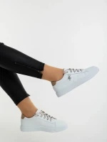 Catiopia fehér és bézs női sportcipő ökológiai bőrből