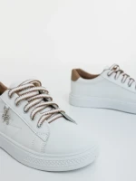 Catiopia fehér és bézs női sportcipő ökológiai bőrből