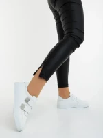 Mikana fehér női sportcipő ökológiai bőrből