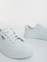 Nimira fehér női sportcipő ökológiai bőrből