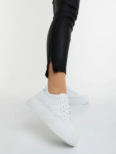 Rivenia fehér női sportcipő ökológiai bőrből