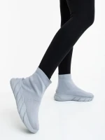 Razara szürke női sportcipő textil anyagból