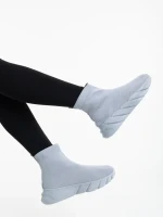 Razara szürke női sportcipő textil anyagból