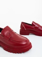 Sumira gránátszinű női félcipő ökológiai bőrből