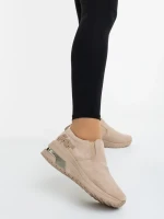 Zaruka bézs női sportcipő textil anyagból
