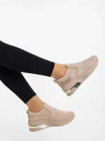 Zaruka bézs női sportcipő textil anyagból