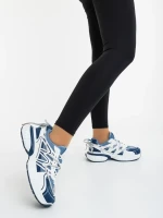 Lotiva kék női sportcipő ökológiai bőrből és textil anyagból