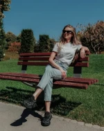 Lotiva fekete női sportcipő ökológiai bőrből és textil anyagból