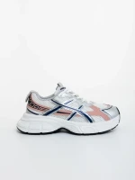 Elle fehér és rózsaszin női sportcipő ökológiai bőrből és textil anyagból