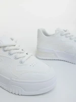 Sindria fehér női sportcipő ökológiai bőrből és textil anyagból