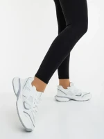 Revana fehér és szürke női sportcipő ökológiai bőrből és textil anyagból