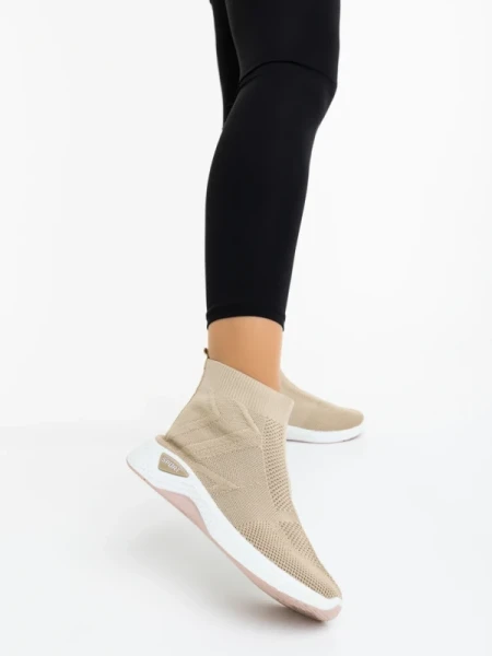 Astera bézs női sportcipő textil anyagból