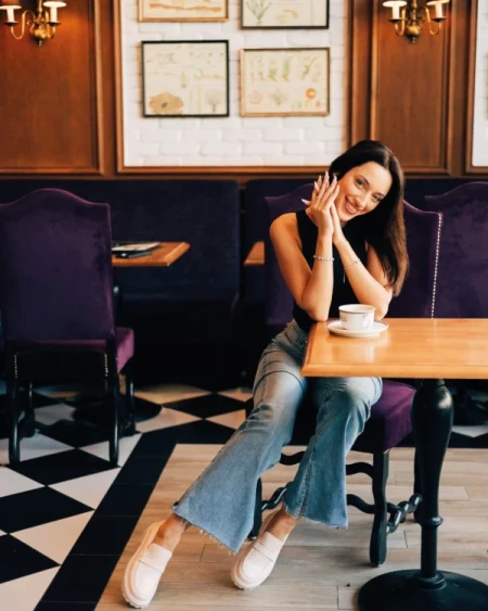 Sumira bézs női félcipő ökológiai bőrből