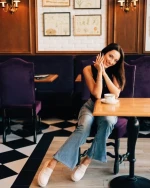 Sumira bézs női félcipő ökológiai bőrből