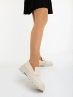 Sumira bézs női félcipő ökológiai bőrből