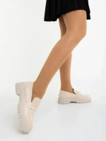 Sumira bézs női félcipő ökológiai bőrből