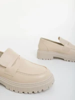 Sumira bézs női félcipő ökológiai bőrből