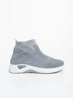 Iselia szürke női sportcipő textil anyagból