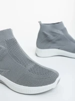Iselia szürke női sportcipő textil anyagból