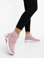 Renara rózsaszin női sportcipő textil anyagból