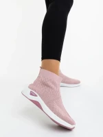 Renara rózsaszin női sportcipő textil anyagból