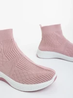 Renara rózsaszin női sportcipő textil anyagból