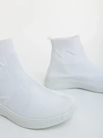 Iselia fehér női sportcipő textil anyagból