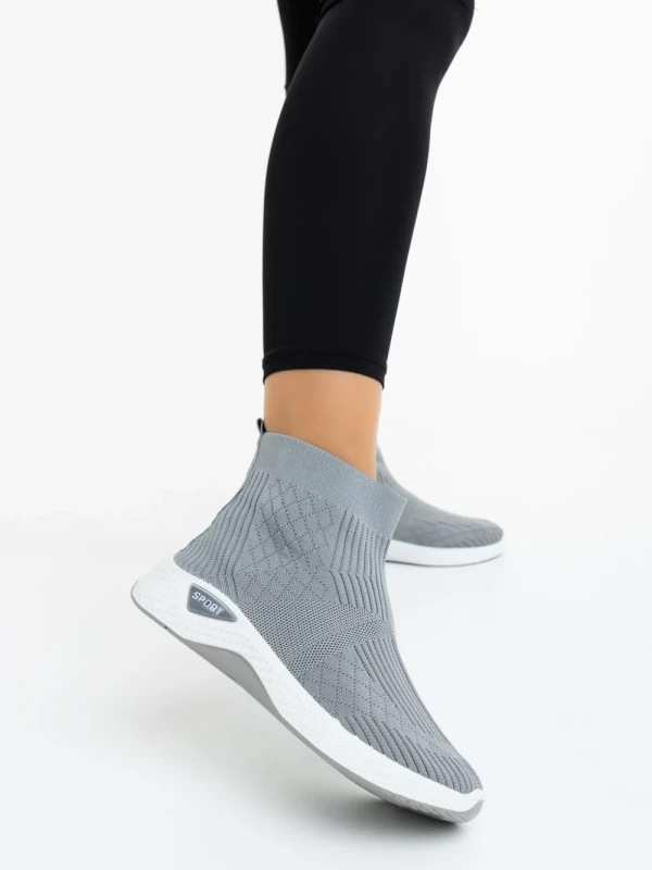 Renara szürke női sportcipő textil anyagból