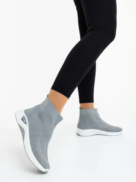 Renara szürke női sportcipő textil anyagból