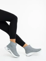Renara szürke női sportcipő textil anyagból