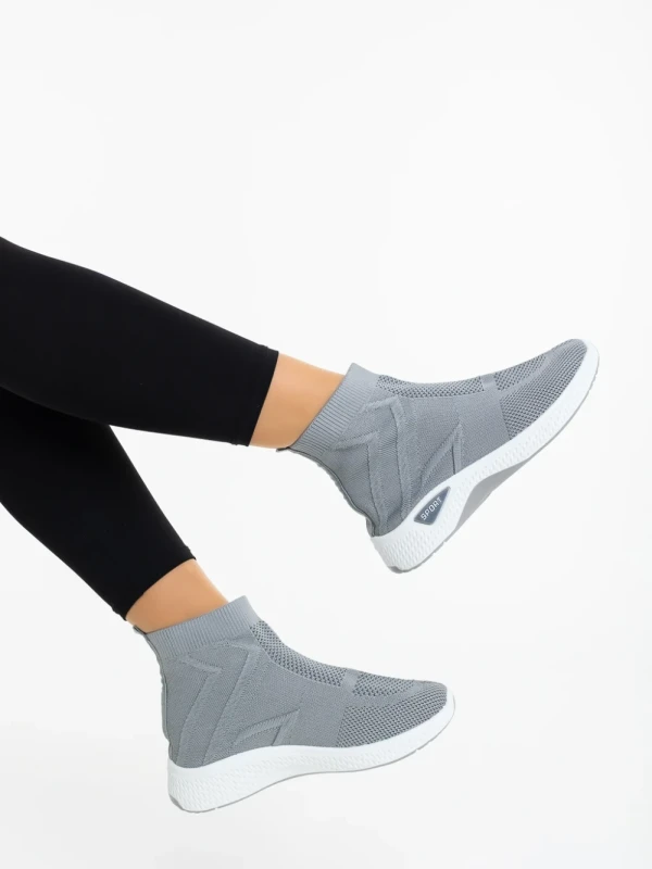 Astera szürke női sportcipő textil anyagból